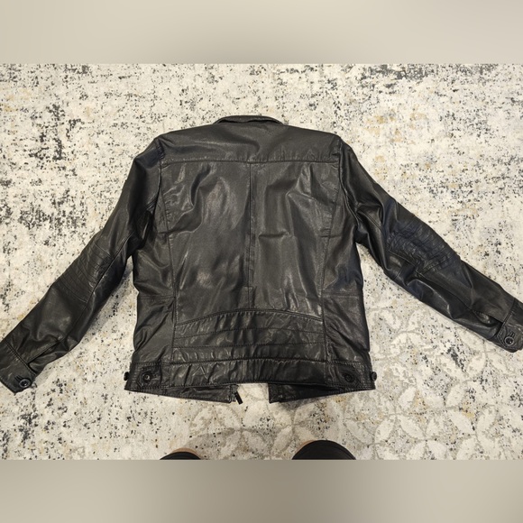 Hugo Boss Orange leather jacket - Picture 2 of 2